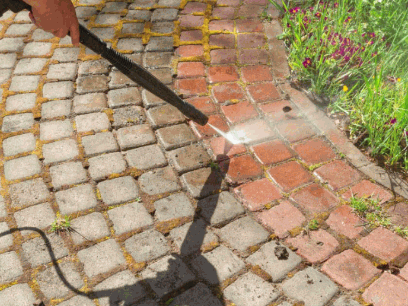 Pressure Washing For Block Paving Driveway