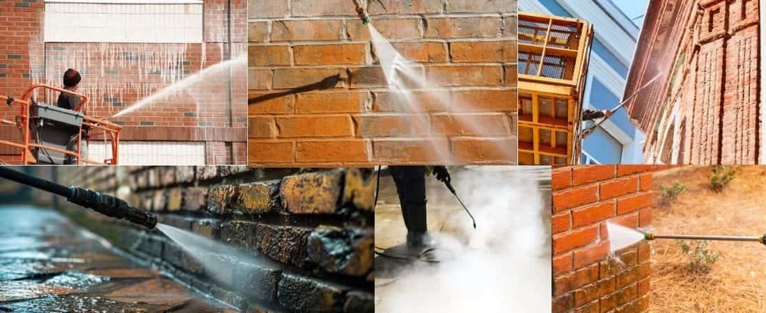 Brick Cleaning in Longthornton