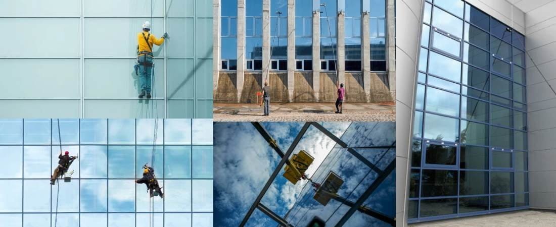 Commercial Window Cleaning in Manor